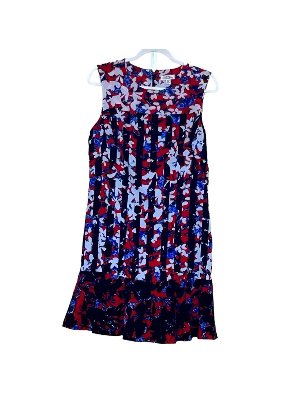 Peter Pilotto & Target Sleeveless Floral & Stripes Dress Size M